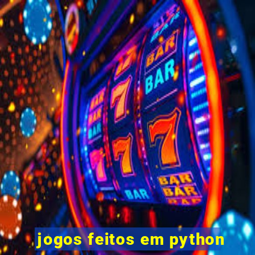 jogos feitos em python